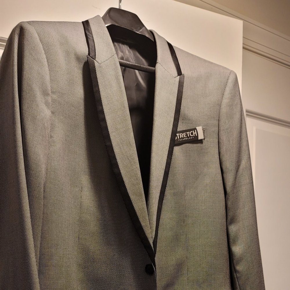 Black & White Suit Jacket